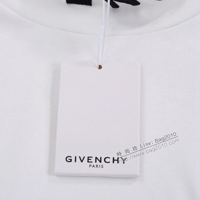 Givenchy專櫃紀梵希專門店2023FW新款領口刺繡長袖打底衫 男女同款 tzy3094
